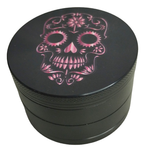 Moledor Metálico La Catrina 4 Piezas 64mm  (mi-23)