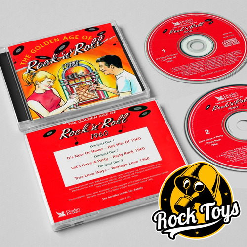 Golden Age Of Rock N Roll - 1960 1995 3cd Set Vers. Usa (Reacondicionado)