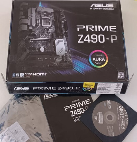 Placa Madre De Computadora  Asus  Prime  Z490-p Aura Sync   