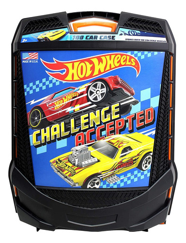 Estuche De Almacenamiento Retráctil Hot Wheels Para 100 Coch