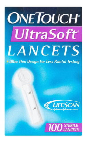 Lancetas Estériles Lifescan One Touch Ultra Soft 100