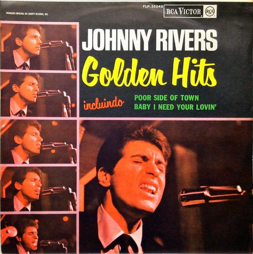 Johnny Rivers Lp Golden Hits Rca 1967 Rca 2693