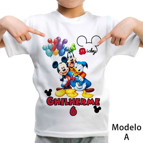 Camisa personalizada de mickey mouse sale