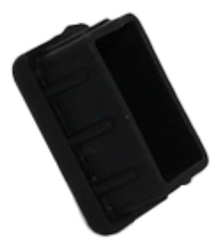 Ponteira Tampa Interna Retangular 30 X 20 Mm Preta 4 Un