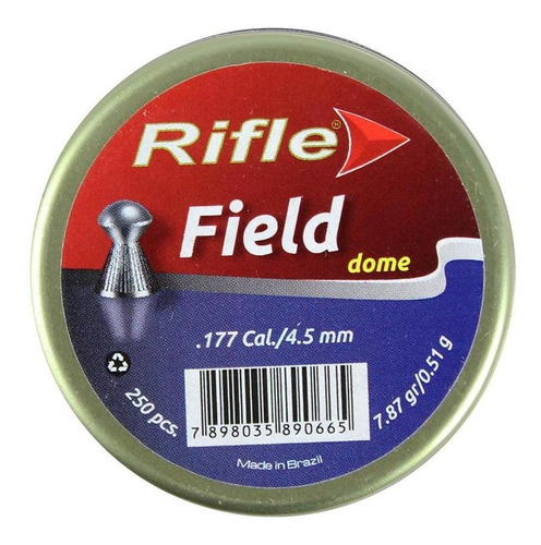 Chumbinho Rifle Field Dome 4.5mm 250un.