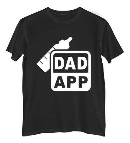 Remera Niño Color Dad App Papa Aplicacion