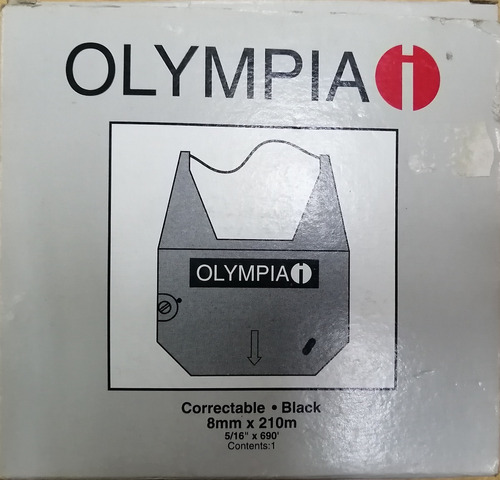 Olympia Corregible-negro 8 Mm X 210 M (5/16  X 690')