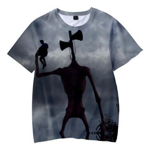 Siren Head 3d Impresión T-shirt Scp Terror Juego Streetwear