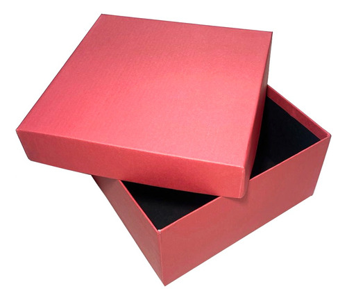 Caja Cartón De Regalo Guinda Bolo Organizador 20x20x10 Cm