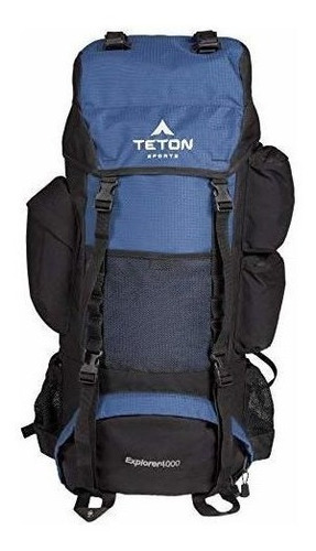 Mochila Mochilero Camping 65 Litros Teton Sports Azul