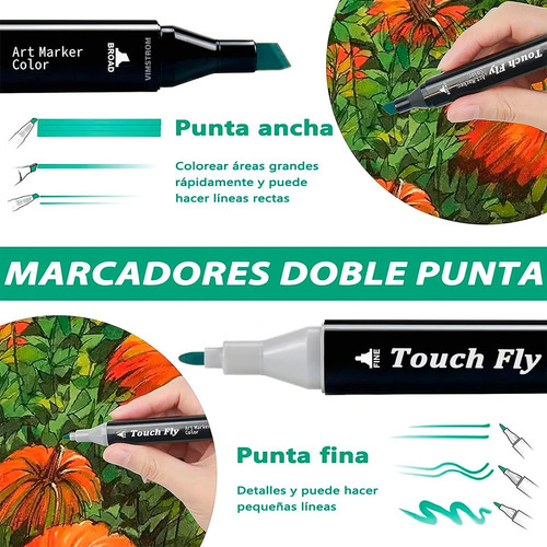 Estojo Canetas Marcadores Ponta Dupla 24 Cores Kit Canetinha