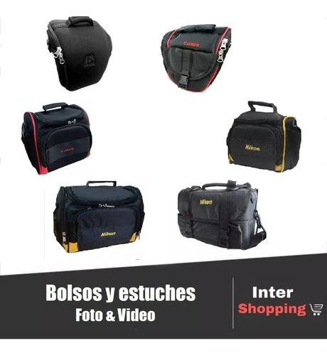 Bolso Para Cámara Réflex D5300 D3200 D3200 D3100 Con Correa