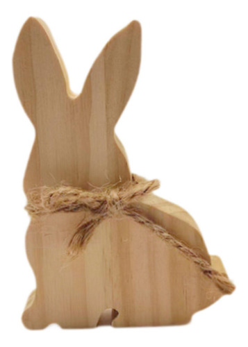 Señal De De Madera, Centro De Mesa De Mesa De Conejo Sin