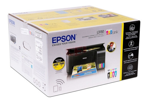 Impresora Sistema Continuo Epson L3150 Multifuncional Wifi 