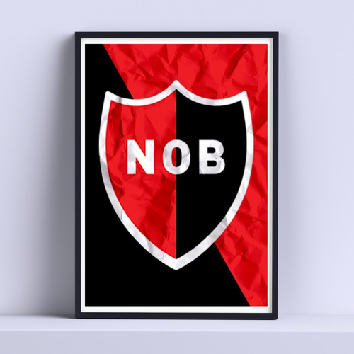 Cuadro Newell's Old Boys Decorativo 30x40cm Listo P Colgar