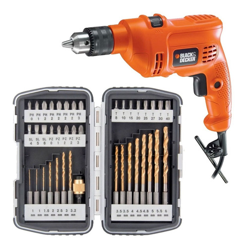 Furadeira De Impacto 3/8 560w Tm500 Black & Decker 