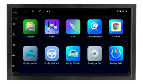 Multimidia Fox 2010/2014 Android 14 Carplay 4gb 64gb 7p