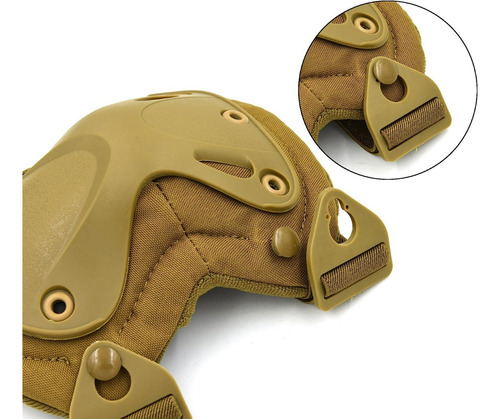 Rodilleras Coderas Indumentaria Táctica Militar Paintball