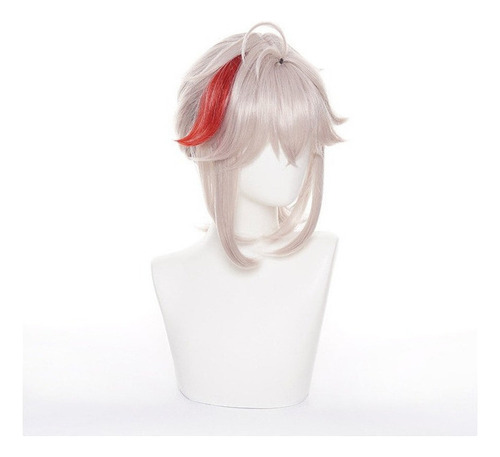 Peluca De Fiesta De Cosplay Genshin Impact Kazuha, 35 Cm