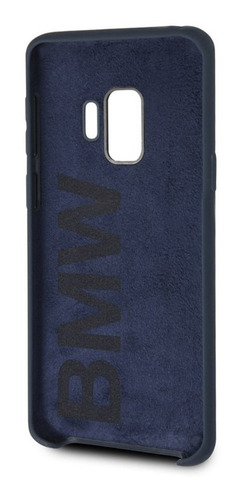 Forro Funda Bmw Sillicon Azul Navy Sam S9
