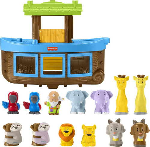 Fisher-price Little People - Juego De Arca De Noé Con 12 A.