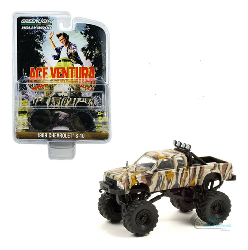 Chevrolet S-10 Monster Truck Ace Ventura Escala 1:64  