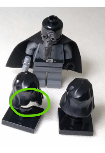 Lego Star Wars 75290 Garindan Capucha Con Error De Moldeo