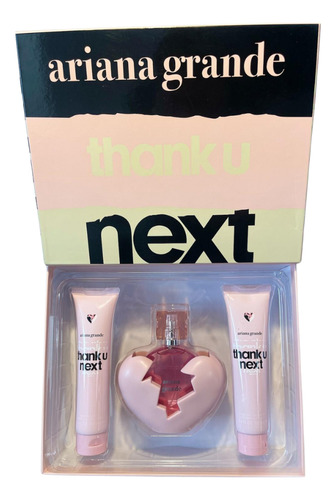 Ariana Grande Thank U Next Set 3pz Mujer Edp 100ml