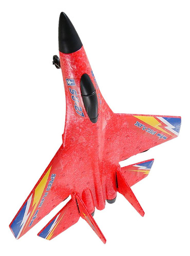 2.4g 2ch Rc Asa Fixa Avião Avião Vermelho Vermelho