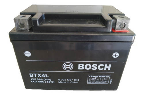 Bateria Sellada Gel Bosch Ytx4l-bs Motos   Btx4l-bs