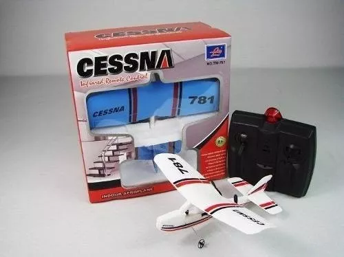 Avião de Controle Remoto Cessna Glider Z50® 2Ch – Lojativa