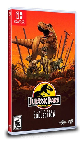 Colección de juegos clásicos de Jurassic Park Switch Midia Fisica