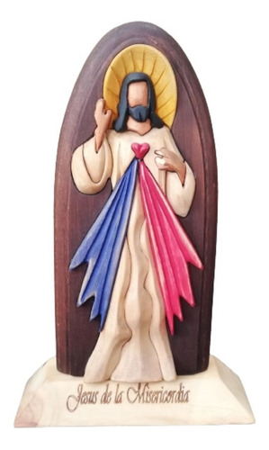 Jesus De La Misericordia (grande) - Artesanias En Madera