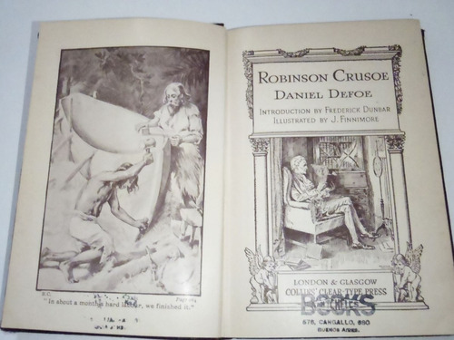 Robinson Crusoe Daniel Defoe Excelente Ilustraciones Ingles