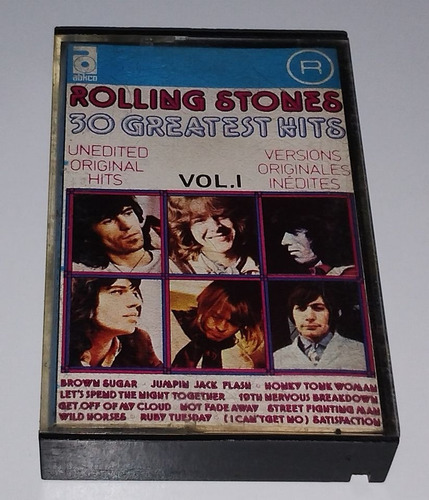 Rolling Stones 30 Greatest Hits Vol. 1 Cassette