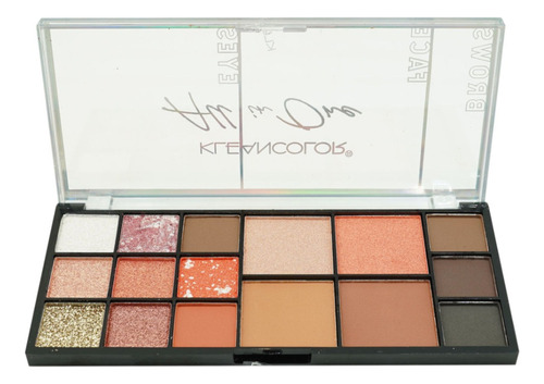 Paleta De Maquillaje Ojos Rostro Cejas Kleancolor All In One