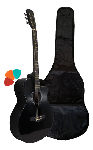 Guitarra Sunset Fk40 Electroacústica + Funda