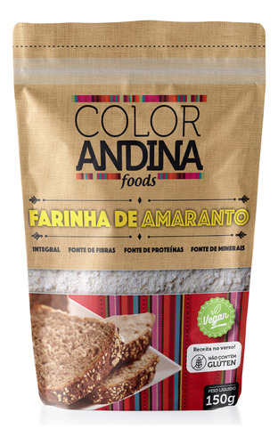 Farinha De Amaranto | Sem Glúten | Color Andina 150g
