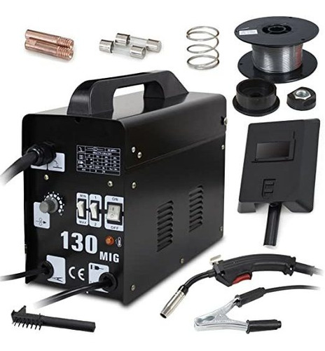 Super Deal Pro Comercial Mig 130 Ac Flux Core Wire Automati
