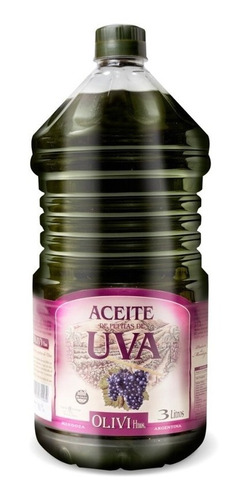 Aceite Semillas Pepitas De Uva Mendoza Olivi Hnos Bidon 3 L