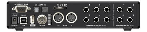 Interface Áudio Usb 8x8 Digital 12 I/o Rme Fireface Ucx Ii