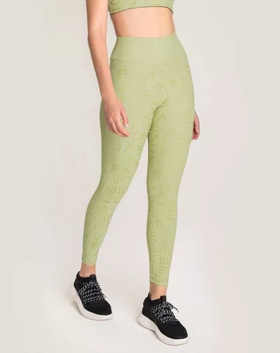 Calça Legging Academia Live! Icon Lux Verde