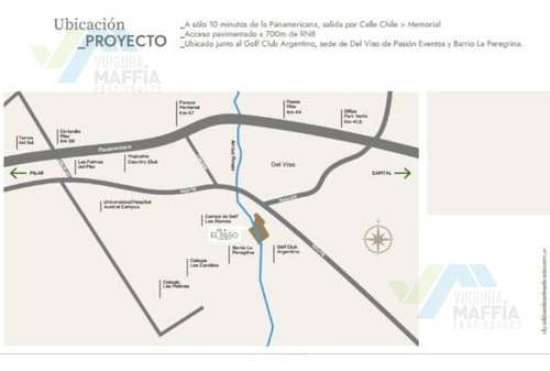 Terreno En Venta - El Paso - Del Viso - Vista A La Laguna
