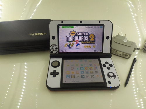 Nintendo 3ds Xl Lindo 32 Gb Lotado De Jogos 3d Brinde Mercado Livre