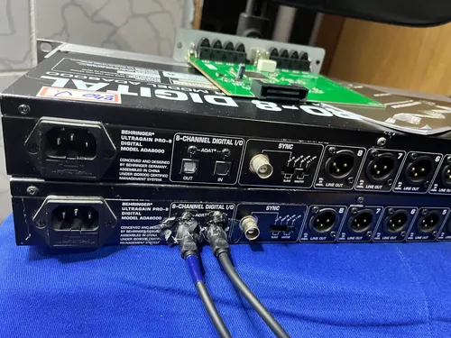 Expansão Behringer X32 Placa Adat 2 Ada 8000 = Stage Box S16