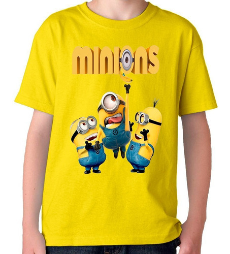 Camisetas Remeras De Los Minions En 4 Hermosos Diseños