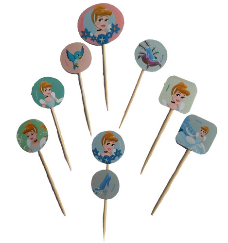 Cake Topper Princesas Cenicienta Cupcakes Disney