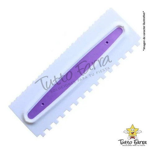 Scraper Alisador Plastico Reposteria Buttercream Tortas Tf 