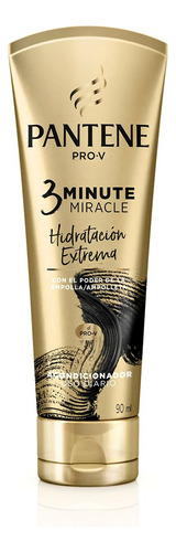 Acondicionador Pantene Pro V 3 Minute Miracle Hidratación Extrema 90ml