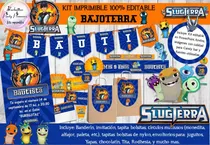 Comprar Kit Imprimible Candy Bar Bajoterra 100% Editable